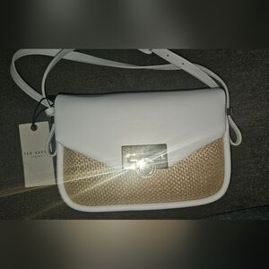 Ted Baker Sadie May Stylish White and Tan Crossbody Bag